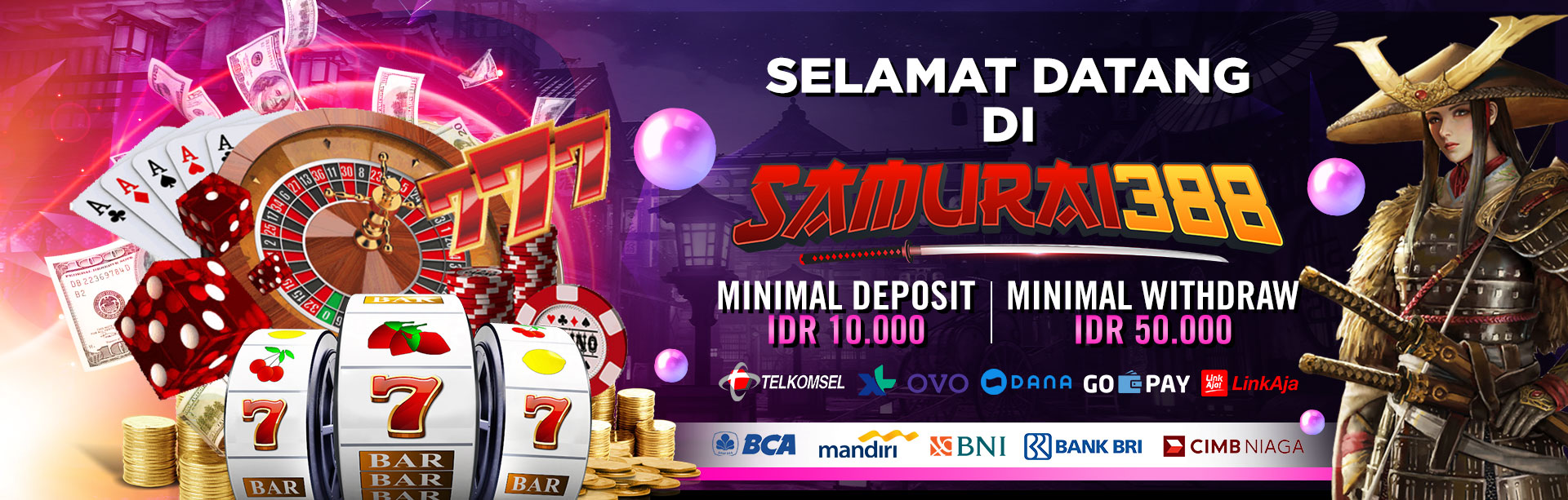 Selamat Datang ke SAMURAI388