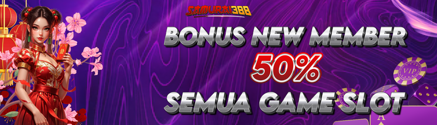 BONUS NEW MEMBER 50%