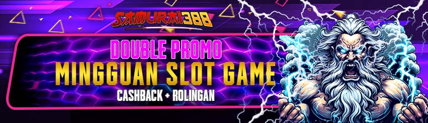 DOUBLE PROMO BONUS MINGGUAN SLOT GAME