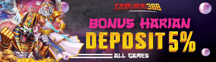 BONUS DEPOSIT HARIAN 5% 
