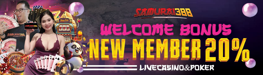 WELCOME BONUS NEWMEMBER 20% LIVECASINO & POKER