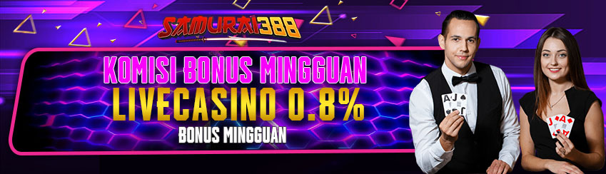 KOMISI BONUS MINGGUAN POKER GAME 0.3%